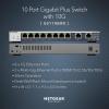 imageNETGEAR 10Port Gigabit10G Ethernet Plus Switch GS110EMX  Managed with 8 x 1G 2 x 10GMultigig Desktop Wall or Rackmount and Limited Lifetime ProtectionPlus