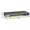 imageNETGEAR 10Port PoE Gigabit Ethernet Smart Switch GS110TP  Managed with 8 x PoE  55W 2 x 1G SFP Optional Insight Cloud Management Desktop or Wall Mount and Limited Lifetime Protection8 Port with PoE