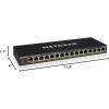 imageNETGEAR 16Port PoE Gigabit Ethernet Unmanaged Essentials Switch GS316P  with 16 x PoE  115W Desktop or Wall MountUnmanaged