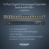 imageNETGEAR 16Port PoE Gigabit Ethernet Unmanaged Essentials Switch GS316P  with 16 x PoE  115W Desktop or Wall MountUnmanaged