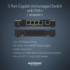 imageNETGEAR 16Port PoE Gigabit Ethernet Unmanaged Essentials Switch GS316P  with 16 x PoE  115W Desktop or Wall MountUnmanaged