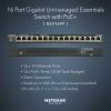 imageNETGEAR 16Port PoE Gigabit Ethernet Unmanaged Essentials Switch GS316P  with 16 x PoE  115W Desktop or Wall MountUnmanaged
