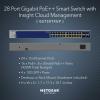 imageNETGEAR 28Port Ultra60 PoE Gigabit Ethernet Smart Switch GS728TXUP Managed with 16 x PoE and 8 x PoE  420W 4 x 10G SFP Optional Insight Cloud Management Desktop or Rack Mount