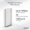 imageNETGEAR 4Stream WiFi 6 DualBand Gigabit Router WAX202  AX1800 Wireless Speed Up to 18 Gbps  Coverage up to 1200 sq ft 40 Devices