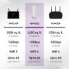imageNETGEAR 4Stream WiFi 6 DualBand Gigabit Router WAX202  AX1800 Wireless Speed Up to 18 Gbps  Coverage up to 1200 sq ft 40 Devices