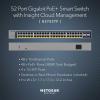 imageNETGEAR 52Port PoE Gigabit Ethernet Smart Switch GS752TP  Managed Optional Insight Cloud Management 48 x PoE  380W 4 x 1G SFP Desktop or Rackmount and Limited Lifetime Protection