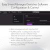 imageNETGEAR 5Port Gigabit Ethernet Easy Smart Managed Switch GS105Ev2  Managed Desktop or Wall Mount and Limited Lifetime ProtectionPlus