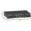 imageNETGEAR 5Port Gigabit Ethernet Unmanaged PoE Switch GS305P v2  with 4 x PoE  63W Desktop or Wall Mount