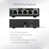 imageNETGEAR 5Port MultiGigabit Ethernet Unmanaged Essentials Network Switch MS305  with 5 x 1G25G Desktop or Wall Mount and Limited 3 Year Protection5 Port