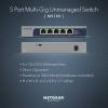 imageNETGEAR 5Port MultiGigabit Ethernet Unmanaged Network Switch MS105  with 5 x 1G25G Desktop or Wall Mount and Limited Lifetime Protection