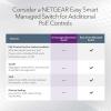 imageNETGEAR 5Port PoE Gigabit Ethernet Unmanaged Essentials Switch GS305P  with 4 x PoE  63W Desktop or Wall Mount