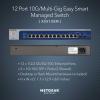 imageNETGEAR 8Port 10G MultiGigabit Ethernet Unmanaged Switch XS508M  with 1 x 10G SFP Desktop or Rackmount and Limited Lifetime Protection12 port  10G  2xSFP  Managed