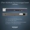 imageNETGEAR 8Port 10G MultiGigabit Ethernet Unmanaged Switch XS508M  with 1 x 10G SFP Desktop or Rackmount and Limited Lifetime Protection5 port  MultiGig  1xSFP