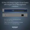 imageNETGEAR 8Port 10G MultiGigabit Ethernet Unmanaged Switch XS508M  with 1 x 10G SFP Desktop or Rackmount and Limited Lifetime Protection8 port  MultiGig  2xSFP  Managed