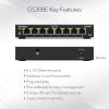 imageNETGEAR 8Port Gigabit Ethernet Plus Switch GS308E  Desktop or Wall Mount Home Network Hub Office Ethernet Splitter Silent OperationSingle Pack