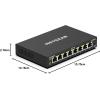 imageNETGEAR 8Port Gigabit Ethernet Plus Switch GS308E  Desktop or Wall Mount Home Network Hub Office Ethernet Splitter Silent OperationSingle Pack