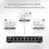 imageNETGEAR 8Port Gigabit Ethernet Plus Switch GS308E  Desktop or Wall Mount Home Network Hub Office Ethernet Splitter Silent OperationSingle Pack