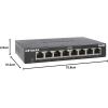 imageNETGEAR 8Port Gigabit Ethernet Plus Switch GS308E  Desktop or Wall Mount Home Network Hub Office Ethernet Splitter Silent OperationSingle Pack