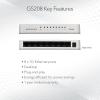 imageNETGEAR 8Port Gigabit Ethernet Unmanaged Switch GS208  Desktop Ethernet Splitter Silent Operation PlugandPlay