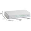 imageNETGEAR 8Port Gigabit Ethernet Unmanaged Switch GS208  Desktop Ethernet Splitter Silent Operation PlugandPlay