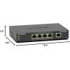 imageNETGEAR 8Port Ultra60 PoE MultiGigabit Ethernet Easy Smart Managed Switch MS108EUP  Managed with 4 x PoE and 4 x PoE  230W Desktop or Wall Mount and Limited Lifetime ProtectionPlus