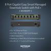 imageNETGEAR 8Port Ultra60 PoE MultiGigabit Ethernet Easy Smart Managed Switch MS108EUP  Managed with 4 x PoE and 4 x PoE  230W Desktop or Wall Mount and Limited Lifetime ProtectionPlus
