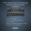 imageNETGEAR 8Port Ultra60 PoE MultiGigabit Ethernet Easy Smart Managed Switch MS108EUP  Managed with 4 x PoE and 4 x PoE  230W Desktop or Wall Mount and Limited Lifetime ProtectionPlus