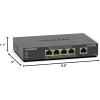 imageNETGEAR 8Port Ultra60 PoE MultiGigabit Ethernet Easy Smart Managed Switch MS108EUP  Managed with 4 x PoE and 4 x PoE  230W Desktop or Wall Mount and Limited Lifetime ProtectionPlus