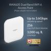 imageNETGEAR Cloud Managed Wireless Access Point WAX630EP  WiFi 6E TriBand AXE7800 Speed  Mesh  80211ax  MUMIMO  Insight Remote Management  PoE  Includes Power AdapterAX3600  WiFi 6  PoE