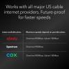 imageNETGEAR Nighthawk Cable Modem CM1200  Compatible with All Cable Providers Including Xfinity by Comcast Spectrum Cox  for Cable Plans Up to 2 Gigabits  4 x 1G Ethernet Ports  DOCSIS 31 BlackNEW 2Gbps