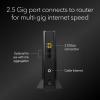 imageNETGEAR Nighthawk DOCSIS 31 MidhighSplit Cable Modem CM3000  Approved for Todays Fastest Speeds  Works with All Providers Incl Xfinity Spectrum Cox  for Plans up to 25Gbps