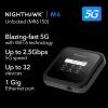 imageNETGEAR Nighthawk M6 5G Mobile Hotspot Router with Sim Card Slot Modem Portable WiFi Device for Travel Unlocked with Verizon ATampampT and TMobile WiFi 6 25Gbps MR61505G Hotspot  25Gbps