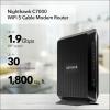 imageNETGEAR Nighthawk Modem Router Combo C7000Compatible with Cable Providers Including Xfinity by Comcast Spectrum CoxPlans Up to 800Mbps  AC1900 WiFi Speed  DOCSIS 30AC1900 Wifi  960 Mbps 24x8