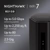 imageNETGEAR Nighthawk TriBand WiFi 7 Router RS500  Router Only BE12000 Wireless Speed up to 12 Gbps  Covers up to 3000 sq ft 120 Devices  25 Gig Internet Port  Free Expert Help50Gbps  25G Port