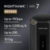 imageNETGEAR Nighthawk TriBand WiFi 7 Router RS600  Router Only BE18000 Wireless Speed up to 18 Gbps  10 Gig Internet Port  Covers up to 3300 sq ft 150 Devices  Free Expert Help19Gbps  10G Port