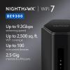 imageNETGEAR Nighthawk TriBand WiFi 7 Router RS600  Router Only BE18000 Wireless Speed up to 18 Gbps  10 Gig Internet Port  Covers up to 3300 sq ft 150 Devices  Free Expert HelpNEW 93Gbps  25G Port