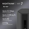 imageNETGEAR Nighthawk WiFi 7 Router BE17000  Router Only 17 Gbps Wireless Speed 10 Gig Internet Port TriBand for Gaming Covers 3300 sq ft 150 Devices VPN  Free Expert Help55Gbps  25G Port