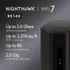 imageNETGEAR Nighthawk WiFi 7 Router BE17000  Router Only 17 Gbps Wireless Speed 10 Gig Internet Port TriBand for Gaming Covers 3300 sq ft 150 Devices VPN  Free Expert Help50Gbps  25G Port
