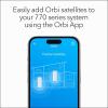 imageNETGEAR Orbi 770 Series TriBand WiFi 7 Mesh Network System RBE772  Router  1 Satellite Extender Security Features Up to 11Gbps Covers up to 5500 sqft 100 Devices 25 Gig Internet PortWiFi 7