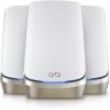 imageNETGEAR Orbi 870 Series TriBand WiFi 7 Mesh System RBE873  Router  2 Satellite Extenders Security Features Up to 21 Gbps Covers Up to 9000 Sq Ft 150 Devices 10 Gig Internet Port BE21000WiFi 6E