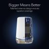 imageNETGEAR Orbi 870 Series TriBand WiFi 7 Mesh System RBE873  Router  2 Satellite Extenders Security Features Up to 21 Gbps Covers Up to 9000 Sq Ft 150 Devices 10 Gig Internet Port BE21000WiFi 6E