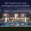 imageNETGEAR Orbi 870 Series TriBand WiFi 7 Mesh System RBE873  Router  2 Satellite Extenders Security Features Up to 21 Gbps Covers Up to 9000 Sq Ft 150 Devices 10 Gig Internet Port BE21000WiFi 7