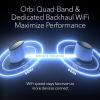 imageNETGEAR Orbi 870 Series TriBand WiFi 7 Mesh System RBE873  Router  2 Satellite Extenders Security Features Up to 21 Gbps Covers Up to 9000 Sq Ft 150 Devices 10 Gig Internet Port BE21000WiFi 6E