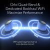 imageNETGEAR Orbi 870 Series TriBand WiFi 7 Mesh System RBE873  Router  2 Satellite Extenders Security Features Up to 21 Gbps Covers Up to 9000 Sq Ft 150 Devices 10 Gig Internet Port BE21000WiFi 6E