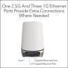 imageNETGEAR Orbi 870 Series TriBand WiFi 7 Mesh System RBE873  Router  2 Satellite Extenders Security Features Up to 21 Gbps Covers Up to 9000 Sq Ft 150 Devices 10 Gig Internet Port BE21000WiFi 6E