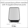 imageNETGEAR Orbi 970 Series QuadBand WiFi 7 Mesh Network System RBE973S Router  2 Satellite Extenders Security Features Up to 27Gbps Covers Up to 10000 sq ft 200 Devices 10 Gig Internet PortWiFi 6