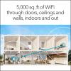 imageNETGEAR Orbi 970 Series QuadBand WiFi 7 Mesh Network System RBE973S Router  2 Satellite Extenders Security Features Up to 27Gbps Covers Up to 10000 sq ft 200 Devices 10 Gig Internet PortWiFi 6