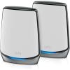 imageNETGEAR Orbi 970 Series QuadBand WiFi 7 Mesh Network System RBE973S Router  2 Satellite Extenders Security Features Up to 27Gbps Covers Up to 10000 sq ft 200 Devices 10 Gig Internet PortWiFi 6