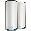 imageNETGEAR Orbi 970 Series QuadBand WiFi 7 Mesh Network System RBE973S Router  2 Satellite Extenders Security Features Up to 27Gbps Covers Up to 10000 sq ft 200 Devices 10 Gig Internet PortWiFi 7