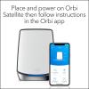 imageNETGEAR Orbi 970 Series QuadBand WiFi 7 Mesh Network System RBE973S Router  2 Satellite Extenders Security Features Up to 27Gbps Covers Up to 10000 sq ft 200 Devices 10 Gig Internet PortWiFi 6